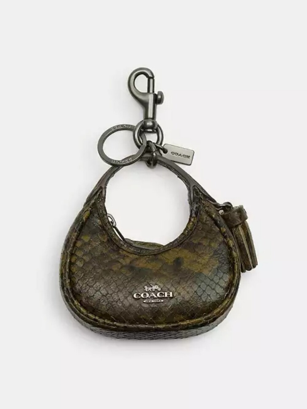 NWT COACH OUTLET Snake Print Carmen Bag Charm